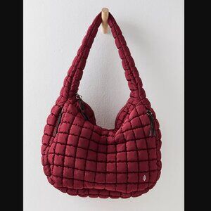 NWT FP Movement Quilted Carryall Bag Color Mulberry